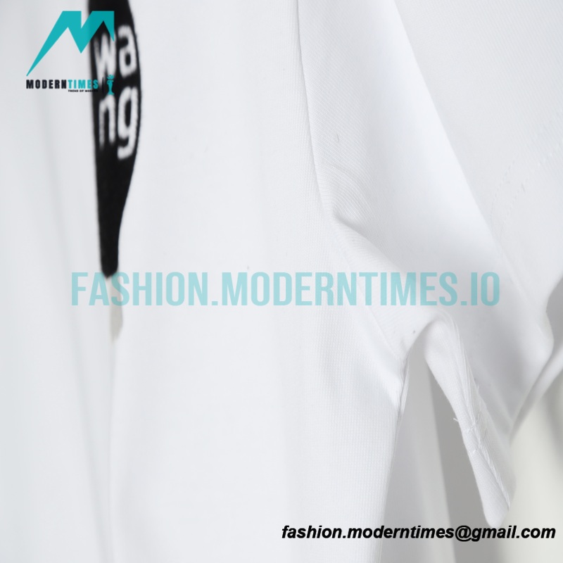 Alexander Wang - 22SS Short-sleeved T-shirt With Colored Floss Print