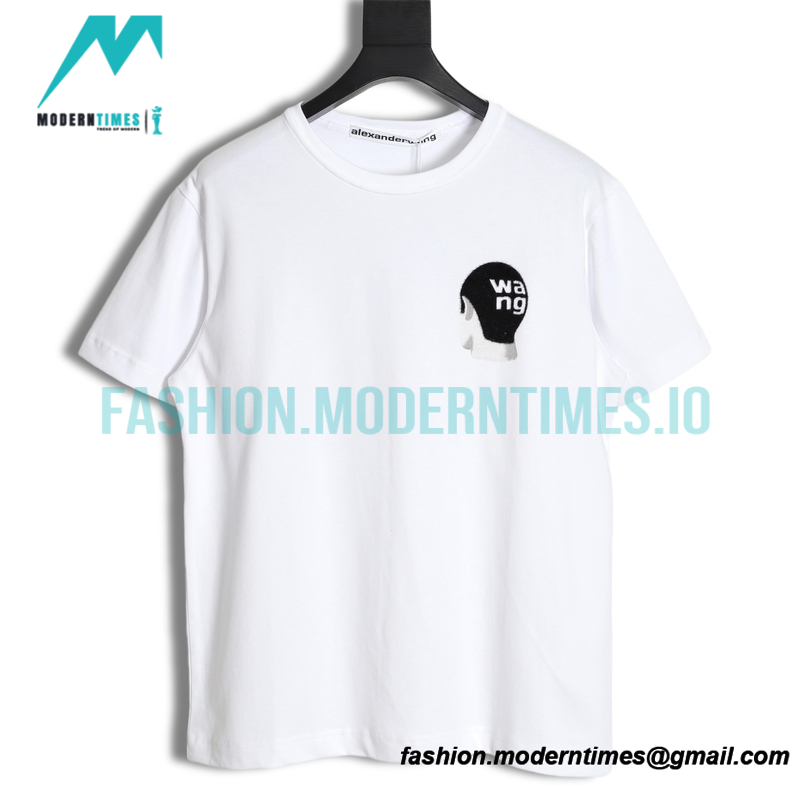 Alexander Wang - 22SS Short-sleeved T-shirt With Colored Floss Print