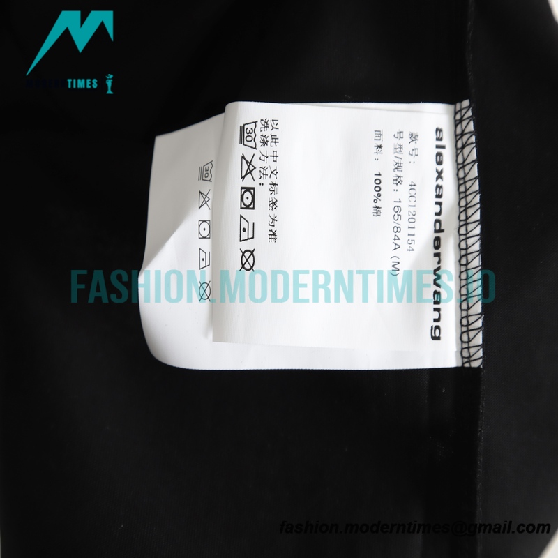 Alexander Wang - Oval Letter-printed Short-sleeved T-shirt