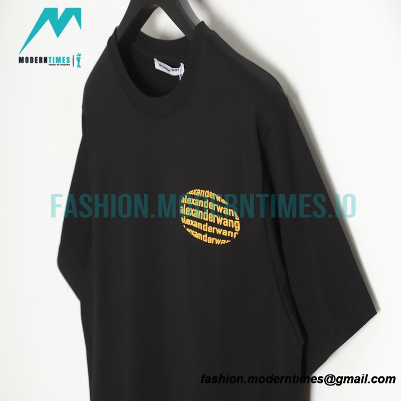 Alexander Wang - Oval Letter-printed Short-sleeved T-shirt