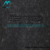  Alexander Wang - 23SS Washed 3D-letter Embossed Short-sleeved T-shirt