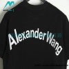 Alexander Wang -  Reflective Letter-printed Short-sleeved T-shirt
