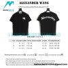 Alexander Wang -  Reflective Letter-printed Short-sleeved T-shirt