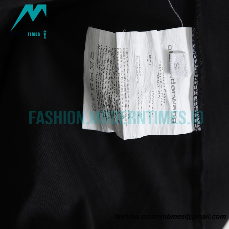 Alexander Wang - 23SS Short-sleeved T-shirt With Small Label Print
