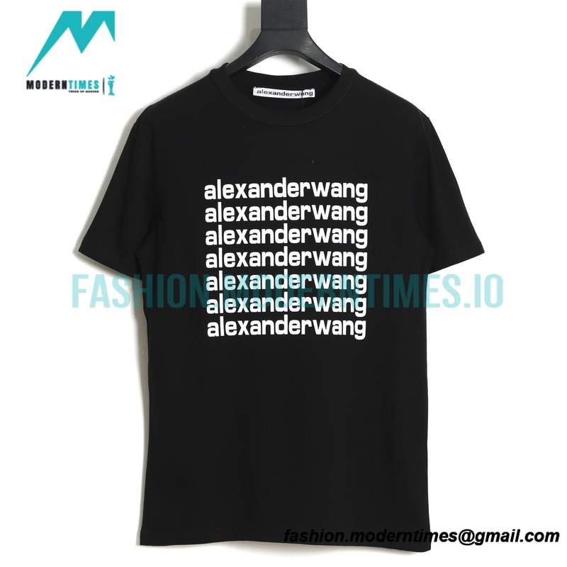Alexander Wang - 23SS Short-sleeved T-shirt With Bullet Screen Print