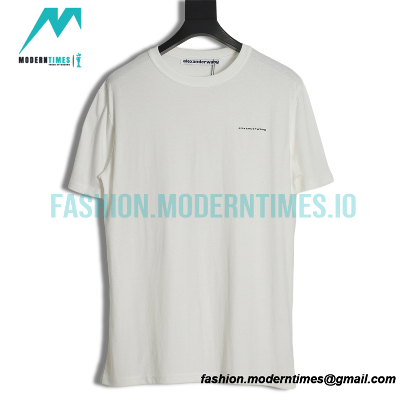 Alexander Wang - 23SS Letter Short-sleeved T-shirt