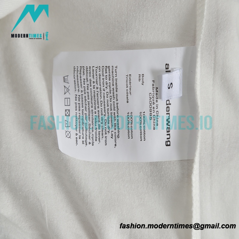 Alexander Wang - 23SS Letter Short-sleeved T-shirt