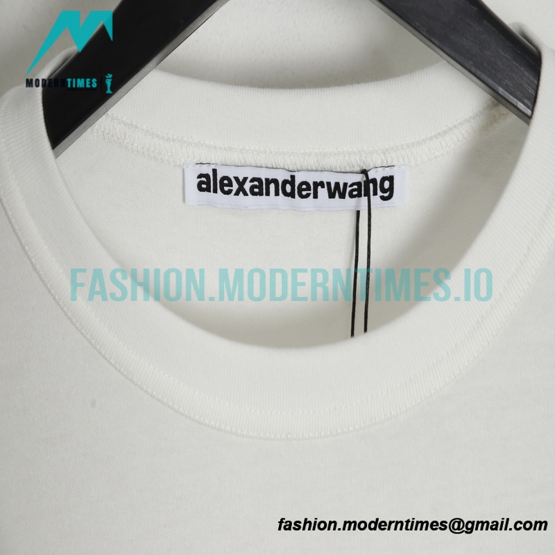 Alexander Wang - 23SS Letter Short-sleeved T-shirt