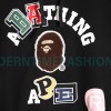 Bape - Logo Colorful Printed Floral Hoodie