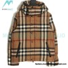 Burberry - 21Fw Stand Collar Check Down Jacket With Removable Sleeves