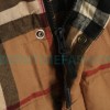 Burberry - 21Fw Stand Collar Check Down Jacket With Removable Sleeves
