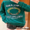 Burberry - 23Fw Oak Leaf Applique Embroidered Crew Neck Hoodie