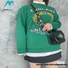 Burberry - 23Fw Oak Leaf Applique Embroidered Crew Neck Hoodie