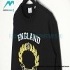 Burberry - 23Fw Oak Leaf Applique Embroidered Crew Neck Hoodie