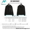 Burberry - 22FW Striped Letter Pressed Leather Hoodie