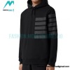Burberry - 22FW Striped Letter Pressed Leather Hoodie