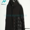 Burberry - 22FW Striped Letter Pressed Leather Hoodie