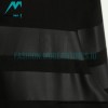 Burberry - 22FW Striped Letter Pressed Leather Hoodie