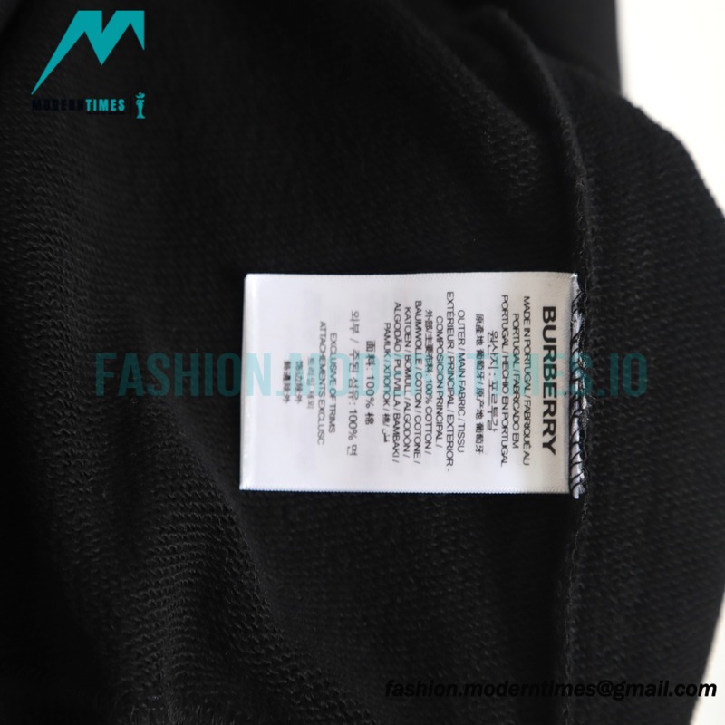  Burberry - 22FW Front Foam Print Hoodie
