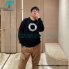 Burberry - 22FW Circle Towel Embroidered Stitching Crew Neck Hoodie
