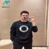 Burberry - 22FW Circle Towel Embroidered Stitching Crew Neck Hoodie
