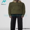 Burberry - 22FW Oak Leaf Olive Branch Badge Embroidered Crew Neck Hoodie
