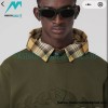 Burberry - 22FW Oak Leaf Olive Branch Badge Embroidered Crew Neck Hoodie