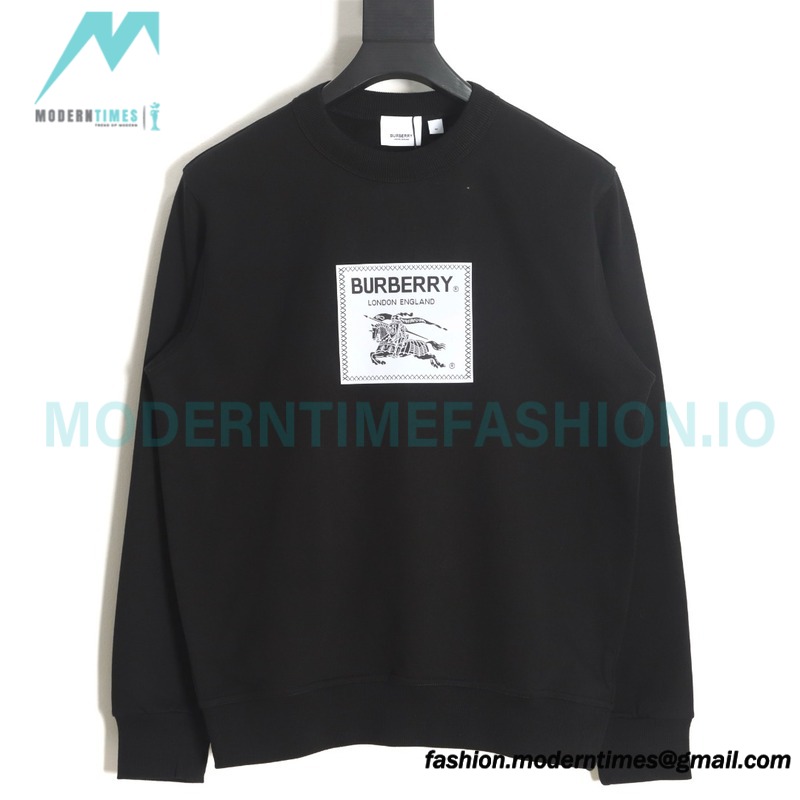 Burberry - 22Fw War Horse Stick Cloth Round Neck Hoodie