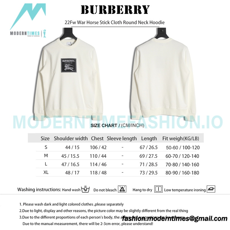 Burberry - 22Fw War Horse Stick Cloth Round Neck Hoodie