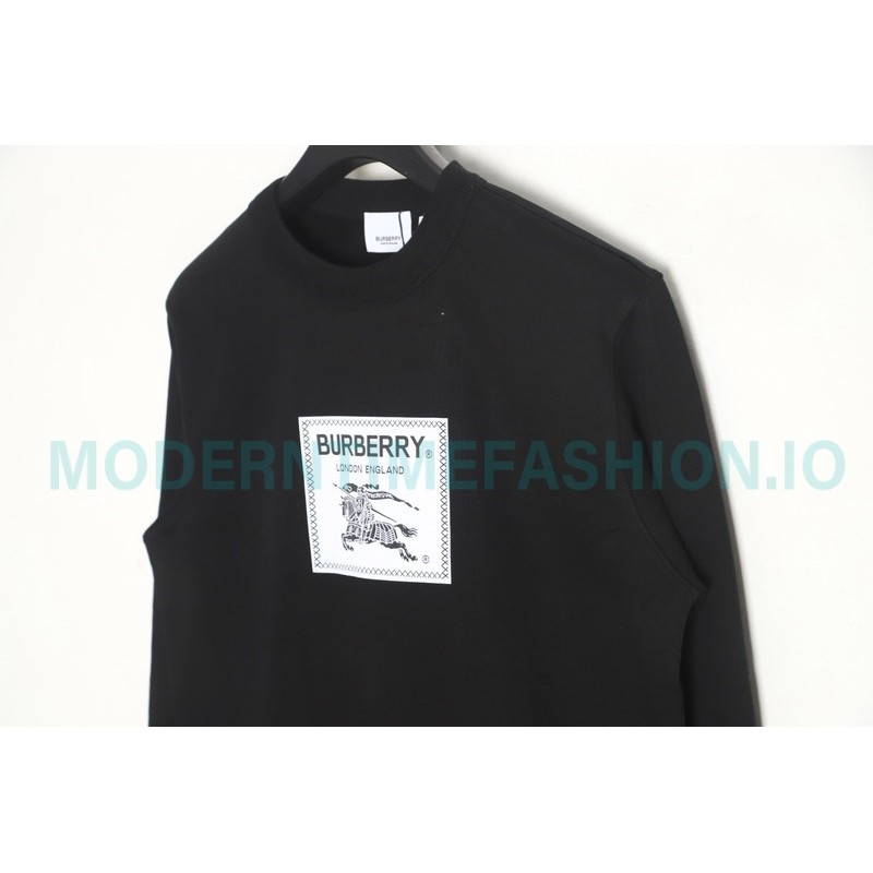 Burberry - 22Fw War Horse Stick Cloth Round Neck Hoodie