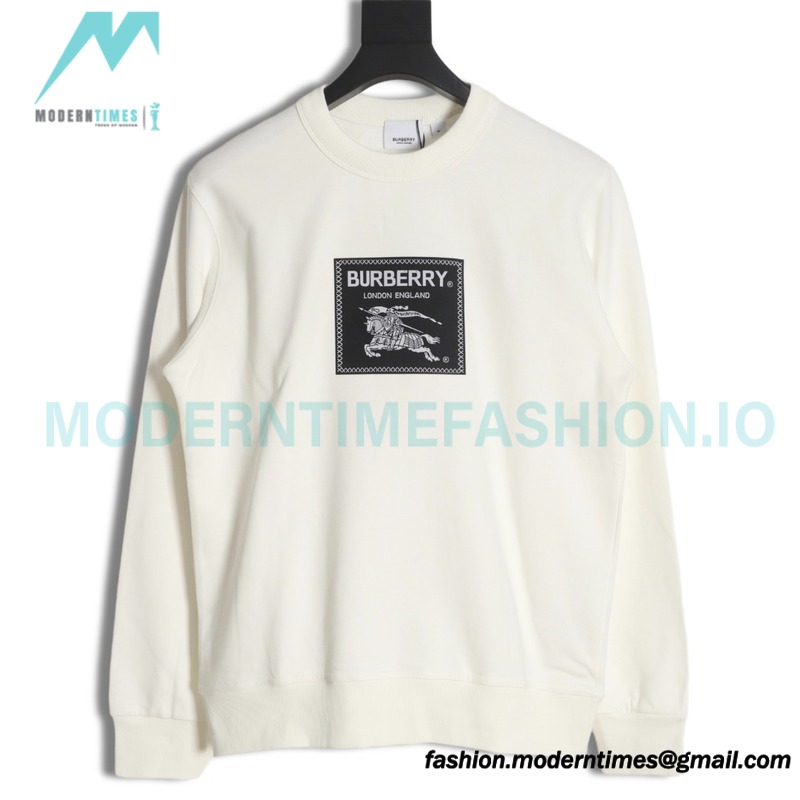 Burberry - 22Fw War Horse Stick Cloth Round Neck Hoodie