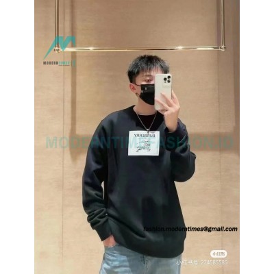 Burberry - 22Fw War Horse Stick Cloth Round Neck Hoodie