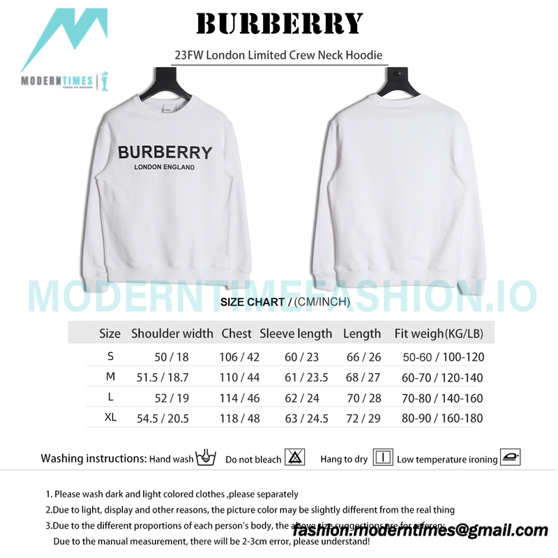 Burberry - 23FW London Limited Crew Neck Hoodie