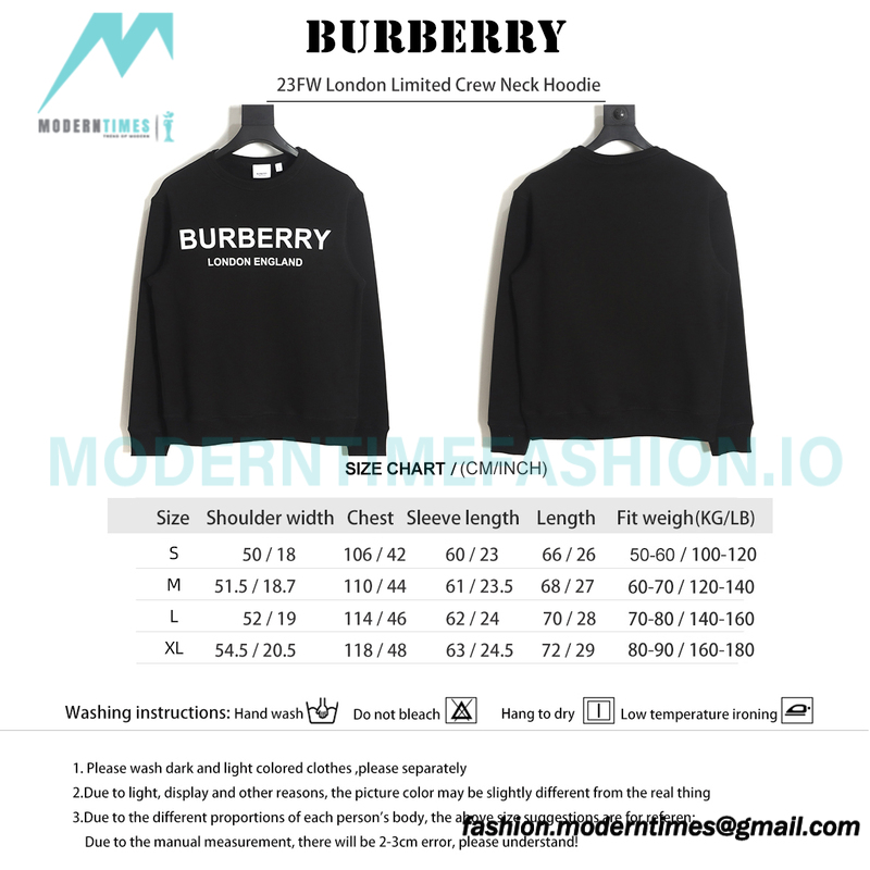 Burberry - 23FW London Limited Crew Neck Hoodie