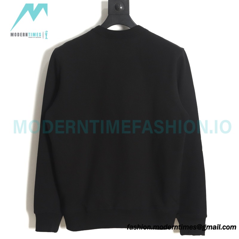 Burberry - 23FW Classic TB Letter Pressure Glue Round Neck Hoodie