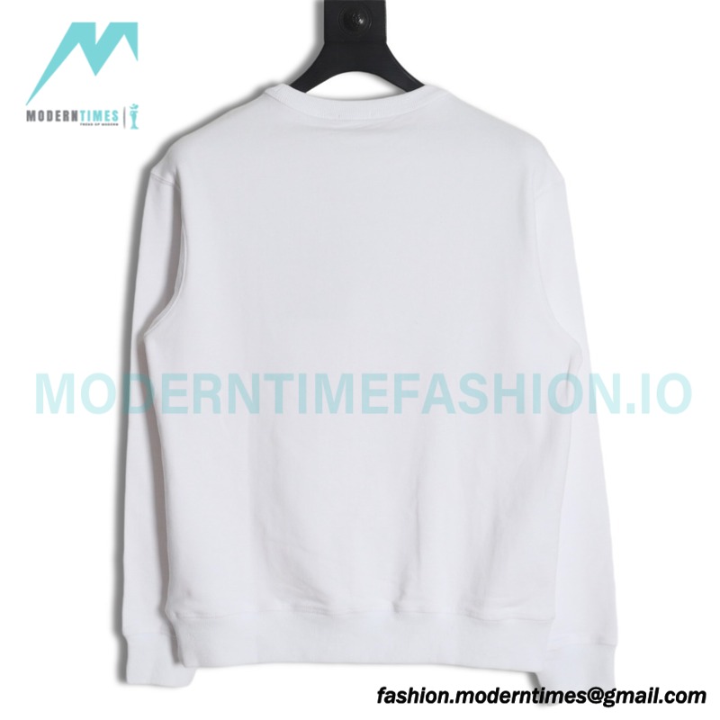 Burberry - 23FW Classic TB Letter Pressure Glue Round Neck Hoodie