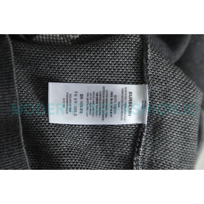 Burberry - 23FW Plaid Knit Hoodie