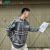Burberry - 23FW Plaid Knit Hoodie