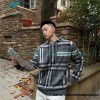 Burberry - 23FW Plaid Knit Hoodie