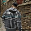 Burberry - 23FW Plaid Knit Hoodie