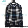 Burberry - 23FW Plaid Knit Hoodie