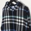 Burberry - 23FW Plaid Knit Hoodie