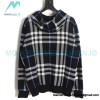 Burberry - 23FW Plaid Knit Hoodie