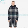 Burberry - 23FW Plaid Knit Hoodie