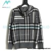 Burberry - 23FW Plaid Knit Hoodie