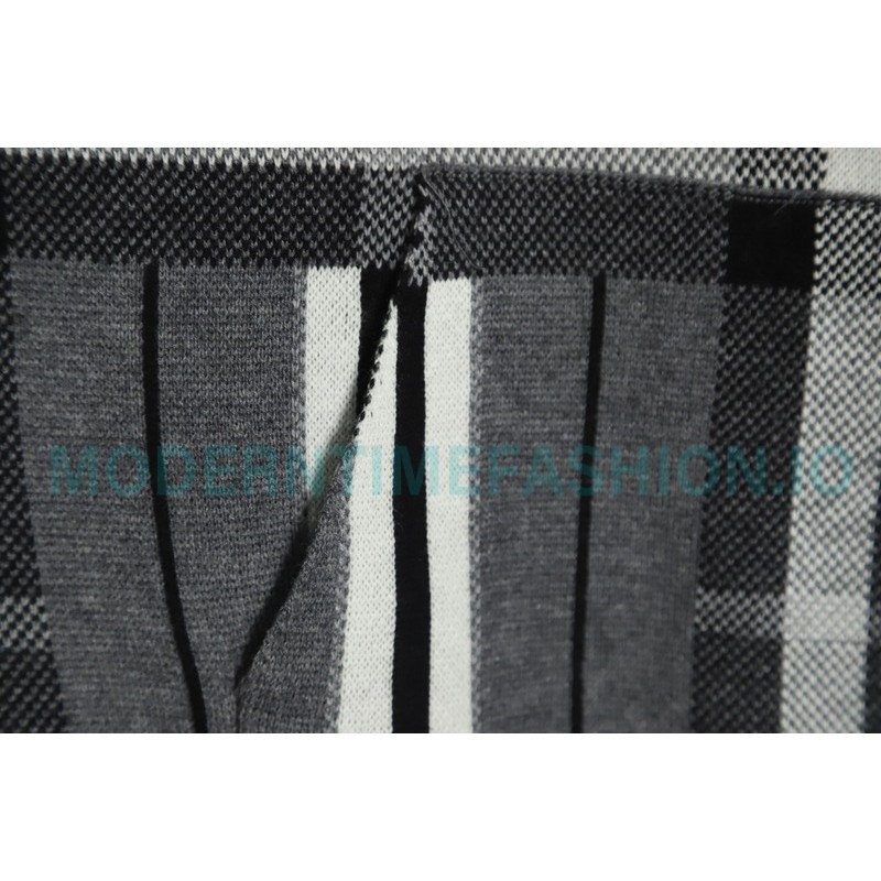 Burberry - 23FW Plaid Knit Hoodie