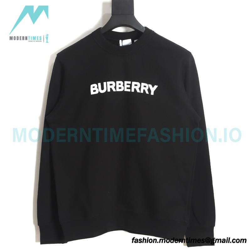 Burberry - Classic Foam Letter Printed Round Neck Hoodie