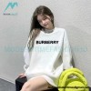 Burberry - Classic Foam Letter Printed Round Neck Hoodie