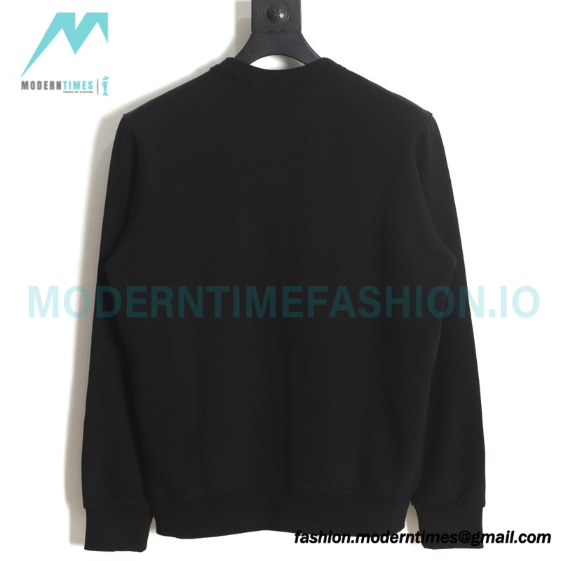 Burberry - Classic Foam Letter Printed Round Neck Hoodie