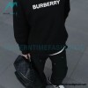 Burberry - Classic Foam Letter Printed Round Neck Hoodie